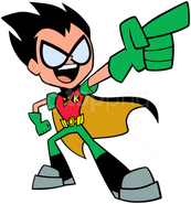 Robin as Mr. Mike