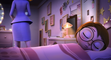 Olympia Brightly was sleeping in bed