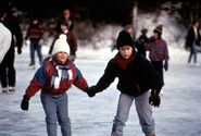Henry Evans skating with his sister Connie where he plans to kill her