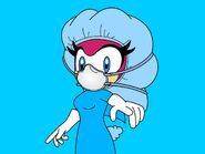 Nurse sonia the hedgehog in surgical scrubs new by staticthevixen dcfmmna-fullview