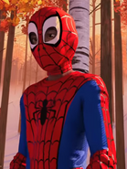 Spider-Man as Shrek in Armor