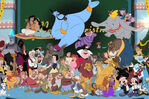 Various Characters from House of Mouse as The People at Birthday Party