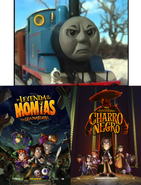 Thomas the Tank Engine hates The Legend of the Mummies and Black Charro