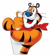 Tony the Tiger as the Doorknob