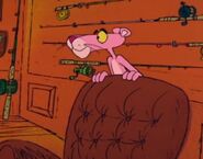 The Pink Panther as the Mayor of Halloween Town