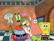 SpongeBob SquarePants, Patrick Star, Squidward Tentacles, Mr. Krabs, Sandy Cheeks,