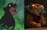 Bagheera and Tigress