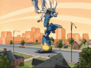 Kiva's mech will be destroyed in test drive.