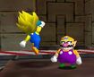 Super Mario 64 Land thunder mario vs wario