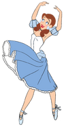Dorothy as a ballerina