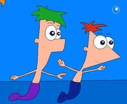 Phineas and Ferb mermen