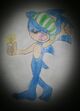 Sonic yawning and getting ready for bed by AshEGfan245