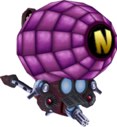 Cortex's Airship as Harold