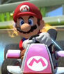 Mario in Mario Kart 8