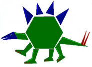 Math blaster jr spectacular shape circus hexagon dinosaur