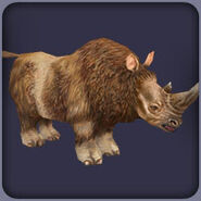 Woolly Rhinoceros (Blue Fang)