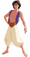 Aladdin as Human Lumiere