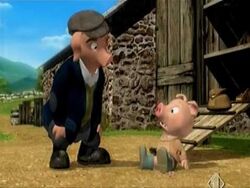 Piggley and his father Padrig