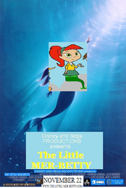 The Little Mer Betty 1995 Rerelease Poster