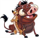 Timon and Pumbaa