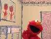 Drawer plays band music making Elmo dance