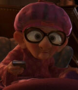 Mabel as Hester Stone the Desk Clerk