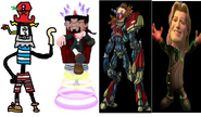 Devious Diesel as Admiral Razorbeard, Ben Ravencroft as Specter, Dr. Eggman as Erol, and Prince Charming as Drek