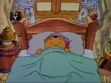 Winnie The Pooh was sleeping in bed and wake up in the morning in Nothing But The Tooth