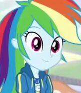 Rainbow Dash in My Little Pony Equestria Girls Rollercoaster of Friendship