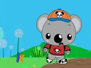 Tolee (Ni Hao Kai-lan) wearing "orange" glove