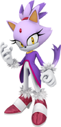 Blaze the cat as Zorra