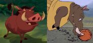 Pumbaa and Warthog as Pig Chamberlain