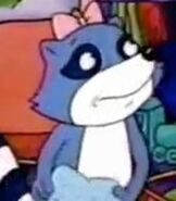and Pinch Raccoon as Boo in Monster Disguise