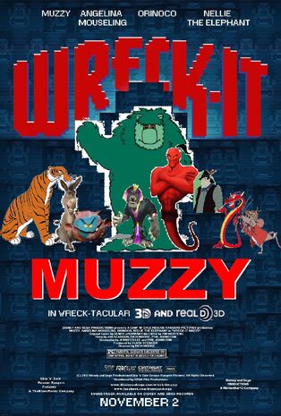 Wreck-It Muzzy Poster