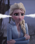 Queen Elsa as Destiny (Dory's Girlfriend)