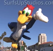 Woody Woodpecker as flaps