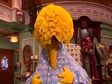 Big Bird falls asleep in the Furchester Hotel