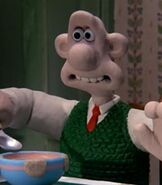 Wallace in the Wallace & Gromit Shorts
