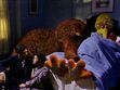 Big Bird, Elmo and Snuffy sleep in Maria and Luis' bed