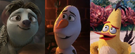 Louis, Olaf the Snowman and Chuck (Angry Birds)