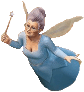 Fairy Godmother as Madame Gasket