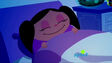 Luna (Earth to Luna) sleeping