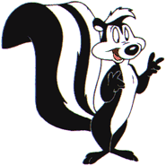 Pepe Le Pew as The Cheshire Cat