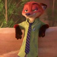 Nick Wilde Leaning