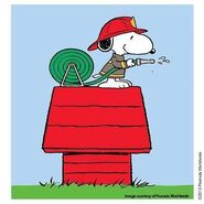 Firefighter Snoopy.