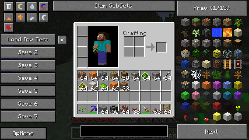 Мод на 1.5.2 на not enough items
