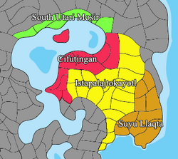 Map of h&gs colonies