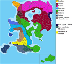 Dovani Geopolitical Map