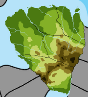 Geographic map of Kizenia