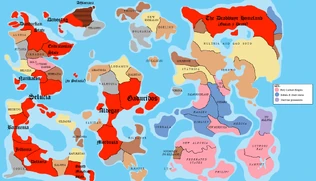 In his concealed writings, Xarfaxis outlined radical changes of Terra's political map.